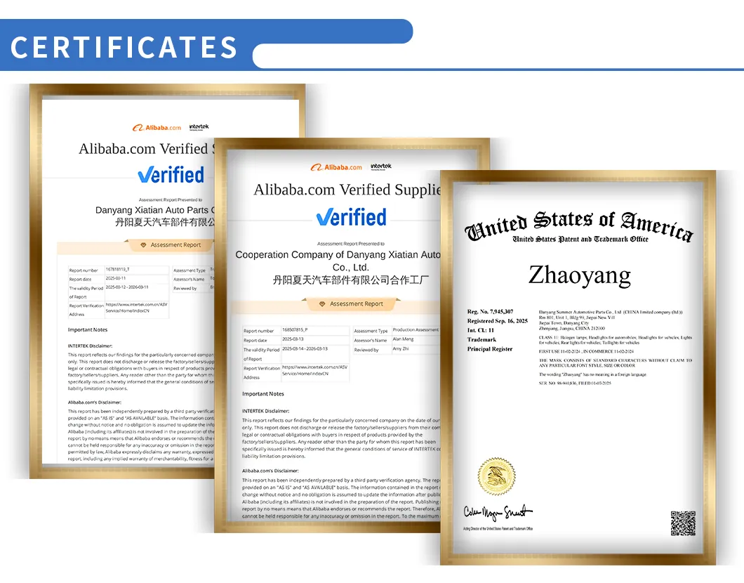 Certificados de Qualidade