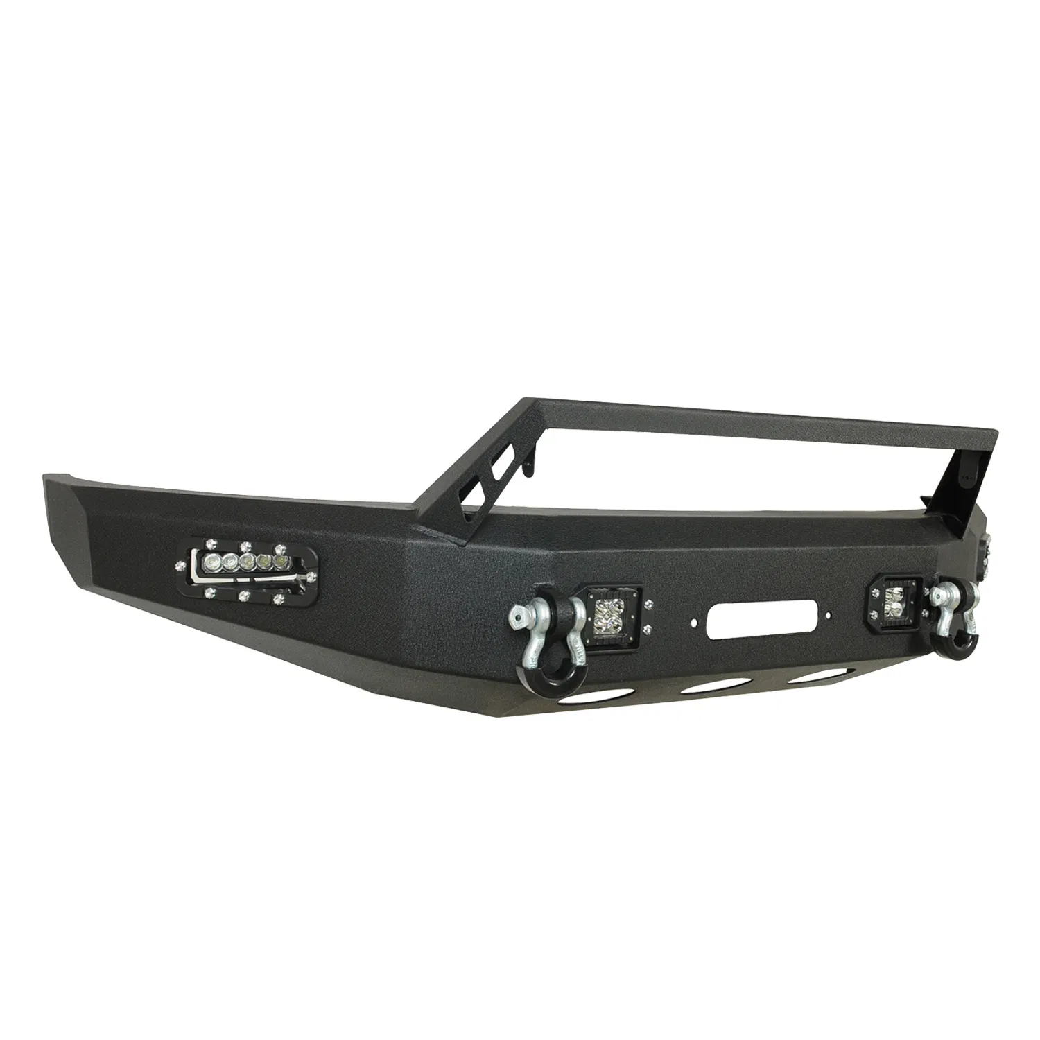 Bumper Dianteiro de Aço com LED/Utilização de Bumper Automotivo para Modificação do Bumper do Caminhão Ford F150 de 15-17