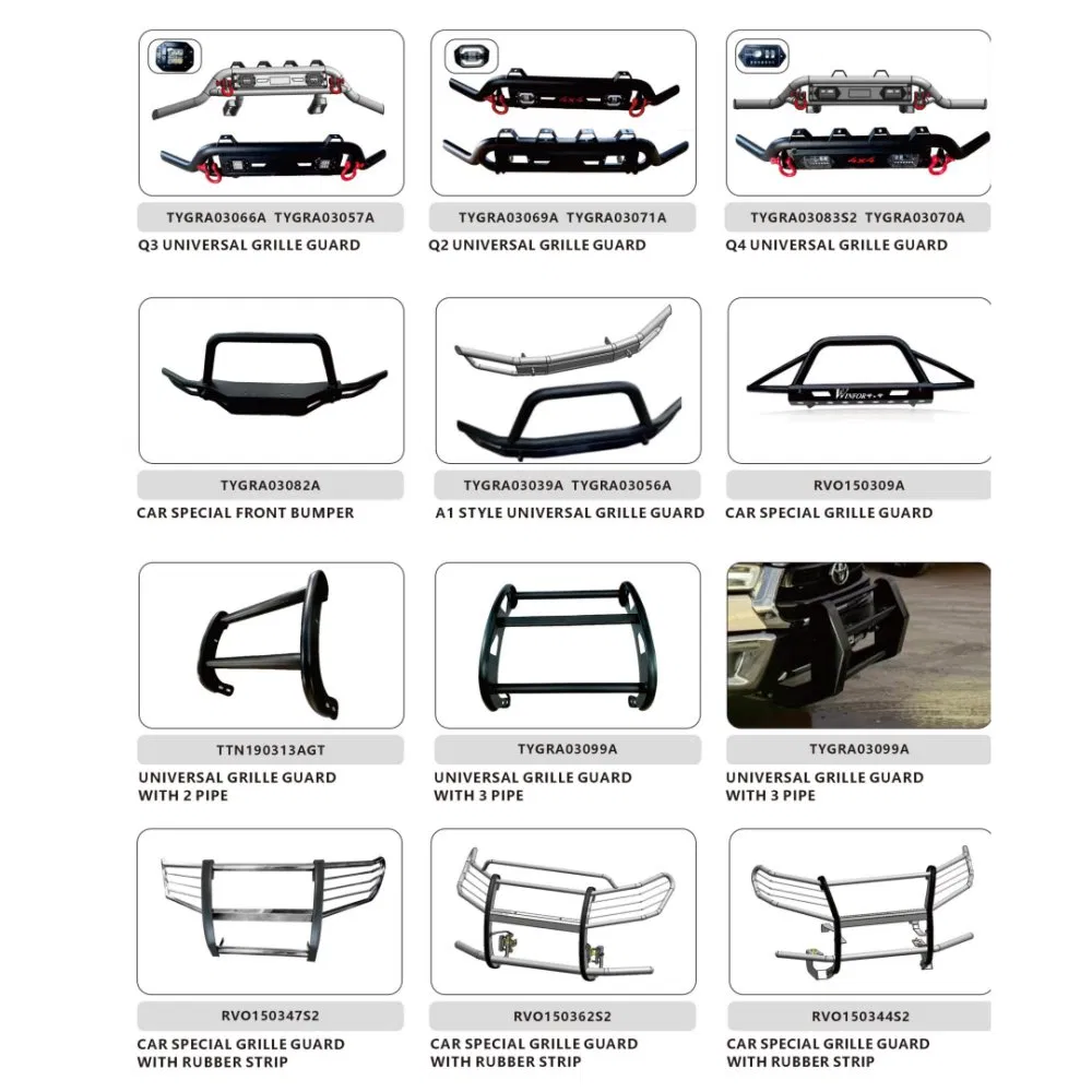 Kit de Carroceria Peças Automotivas 4X4 Estilo Bumper e Grade em ABS para Isuzu D-Max, Peças para SUV