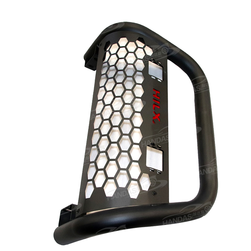 Fábrica de Peças Automotivas Guarda de Parachoque Frontal de Aço Personalizado para Parachoque de Carro Toyota Hilux Revo Isuzu Dmax