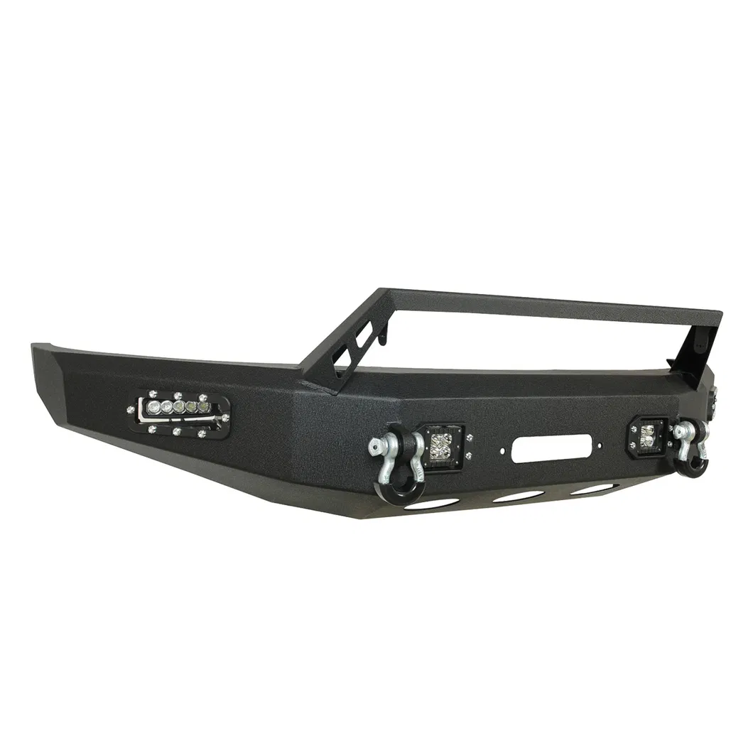 Bumper Dianteiro de Aço com LED/Utilização de Bumper Automotivo para Modificação do Bumper do Caminhão Ford F150 de 15-17