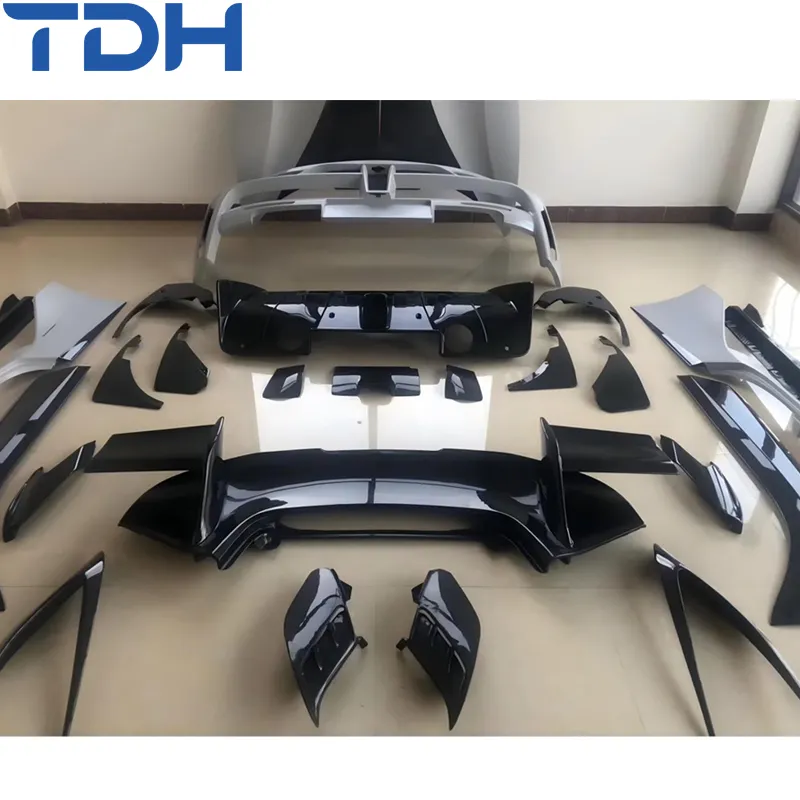 Para-choque de Carbono de Alta Qualidade para Ferrari 488 Facelift para Para-choque Frontal Mansory Para-choque Traseiro com Peças de Carro em Carbono