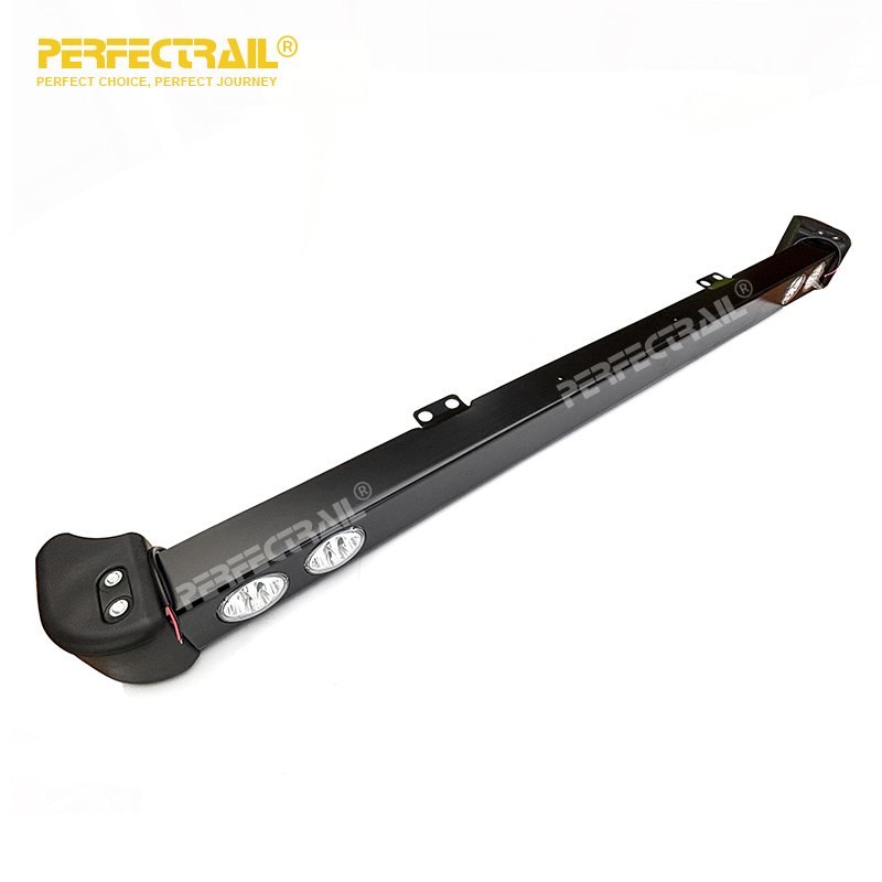 BUMPER PERFEITO 4x4 Peças de Carro Offroad Aço Frontal para Land Rover Defender 90 110 L316 TD4 83-16 Com Luzes de Circulação Diurna