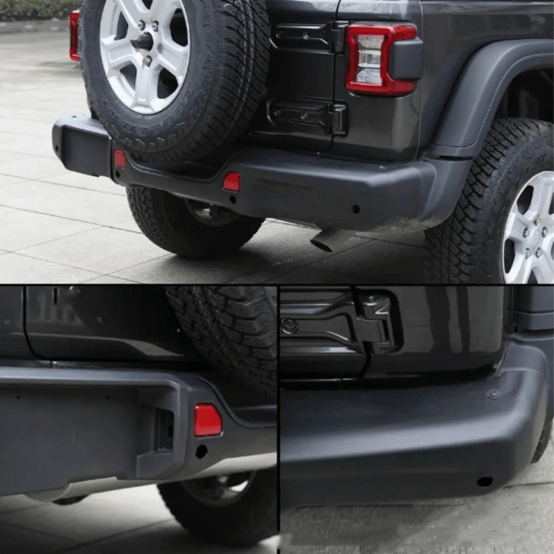 10th Para-choque Traseiro de Aço Alumínio para Jeep Wrangler