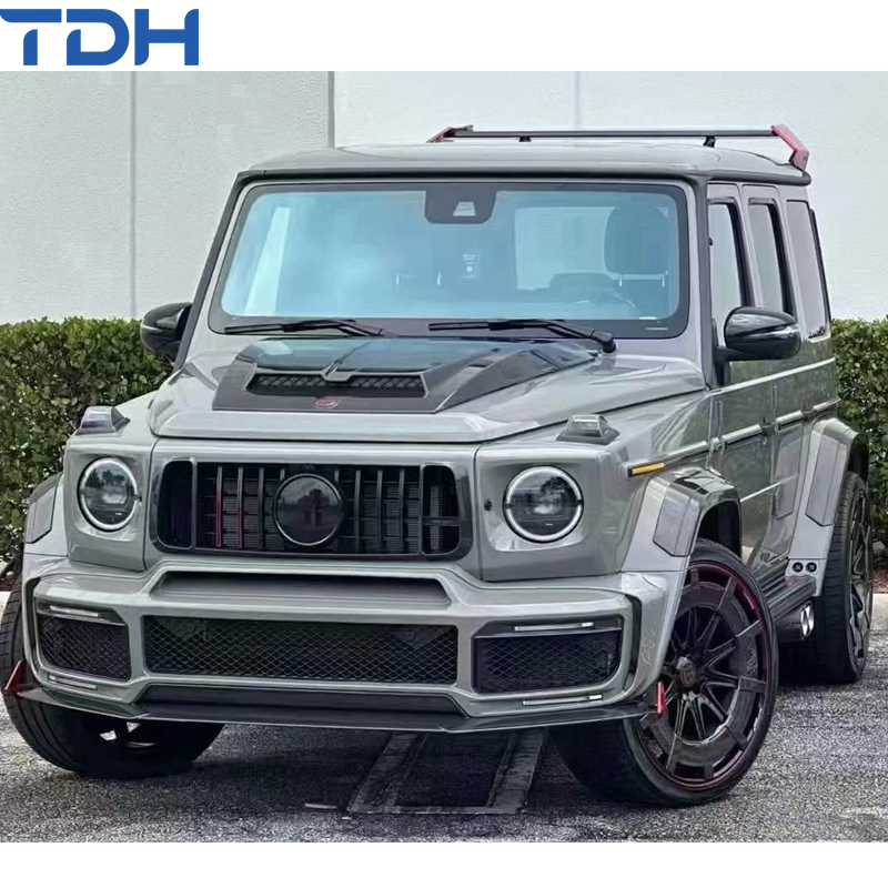 Spoiler de Teto de Fibra de Carbono para Para-choque de Carro da Mercedes Benz G-Class W463 Facelift para W464 Brabus G800 G900 Kit de Carroceria