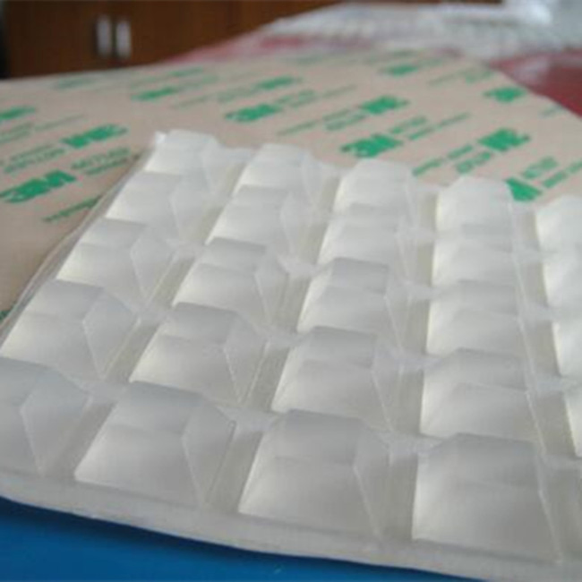 Pés de borracha transparentes autoadesivos, almofadas adesivas quadradas para eletrônicos, alto-falantes, laptops, eletrodomésticos, móveis, computadores