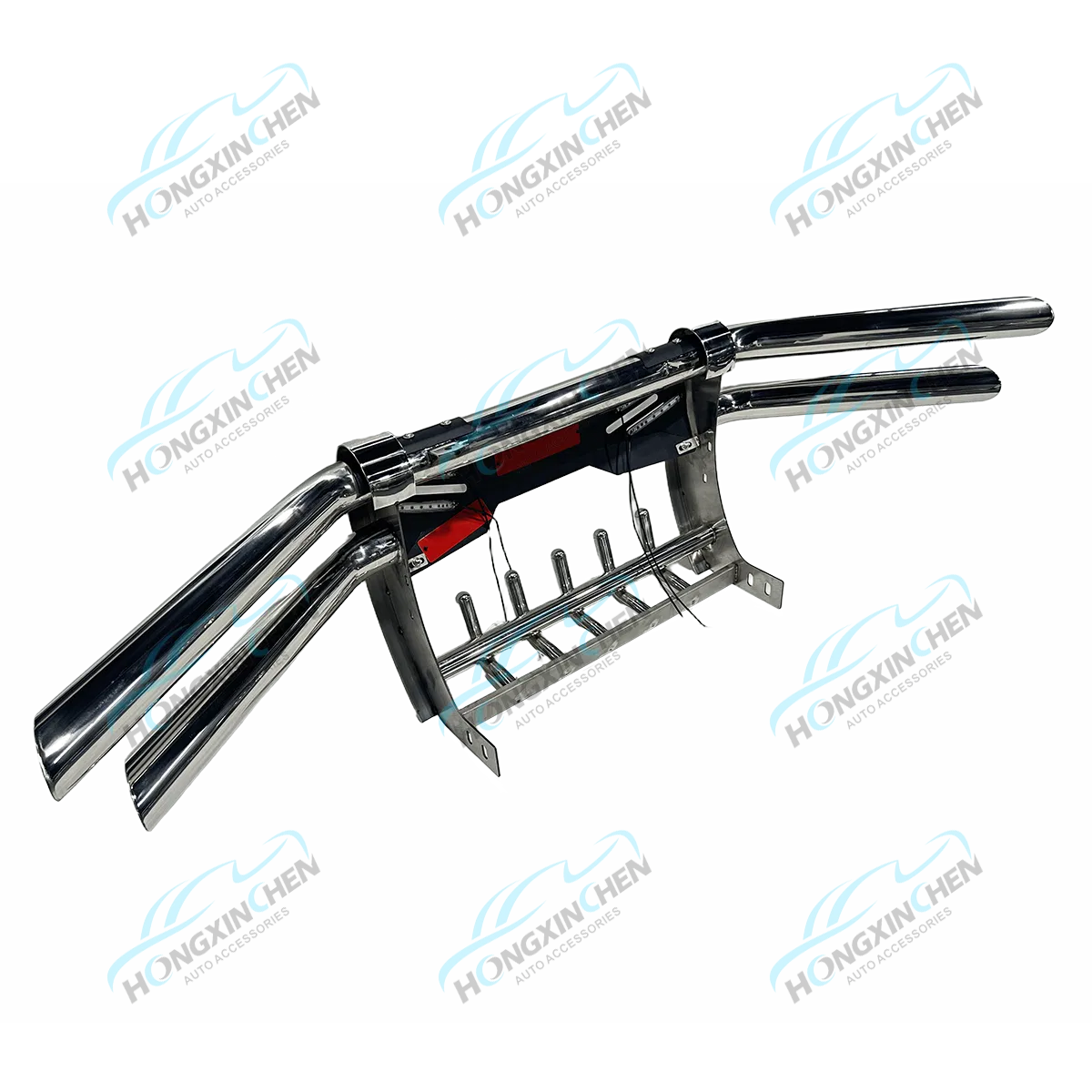 Barra Frontal Iluminada de Aço Inoxidável de Alta Qualidade Vendas Diretas de Fábrica para Veículo Hilux Para-choque Premium Pajero Np300