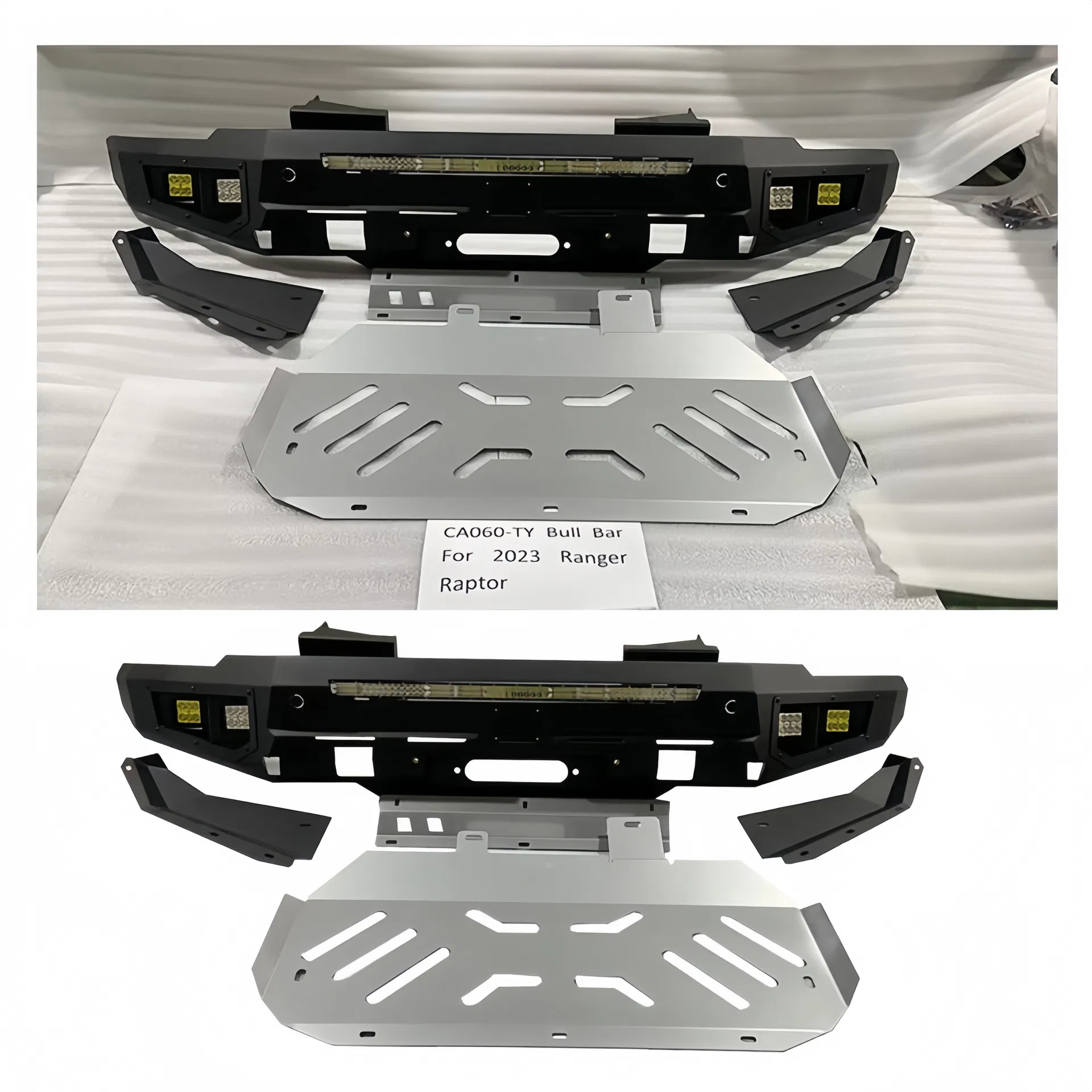 Novo 4X4 Parachoque Frontal de Aço para Toyota Hilux Land Cruiser Carros Offroad
