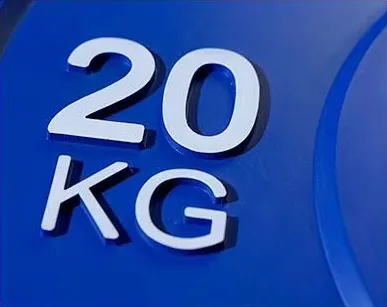 Placas de Borracha para Halterofilismo de Academia Comercial