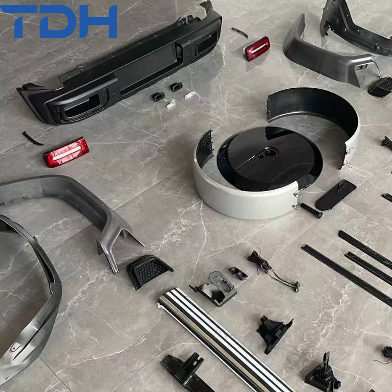 Para-choque de Alta Qualidade para 3-Doors 5-Doors 2018+ Suzuki Jimny Atualização para Para-choque Frontal Brabus Para-choque Traseiro com Capô de Alumínio