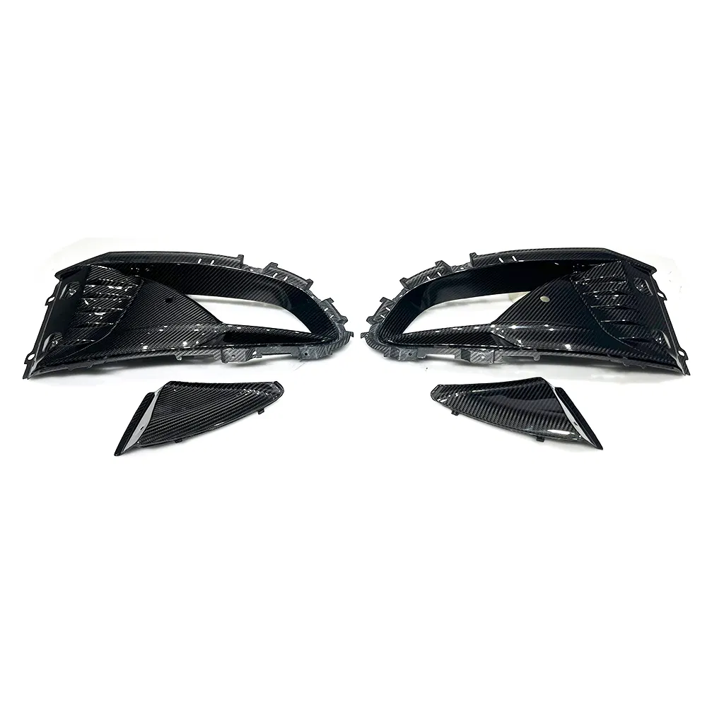 Vents de Para-choque Frontal em Fibra de Carbono Seco Estilo OEM para Lotus Emira 2022-2024