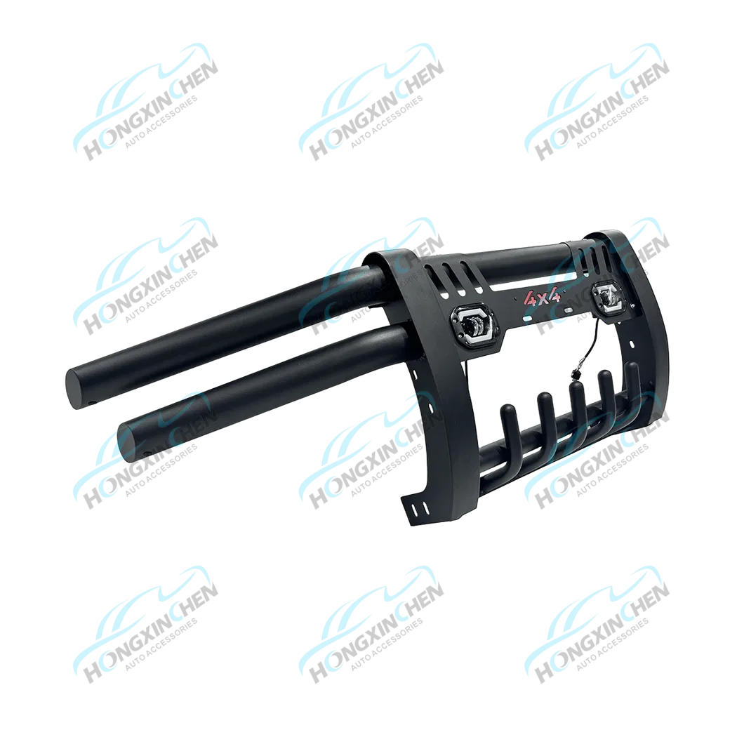 Bumper Frontal Anticolisão Modificado para Caminhonete Navara Veículo Off-Road Elegante Fornecimento de Bumper Leve para Caminhonete