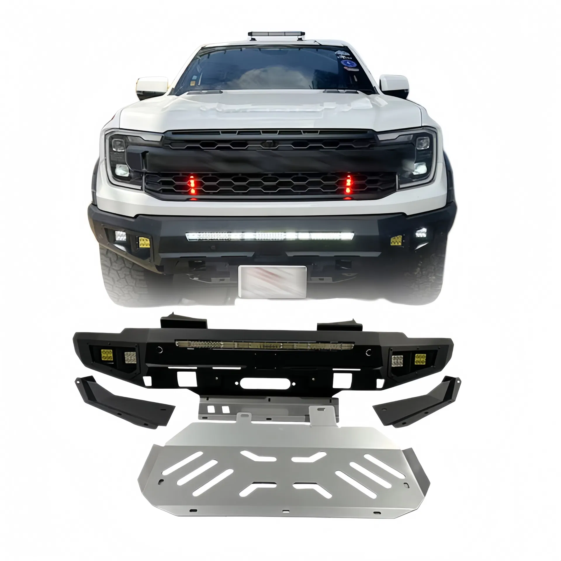 Novo 4X4 Parachoque Frontal de Aço para Toyota Hilux Land Cruiser Carros Offroad