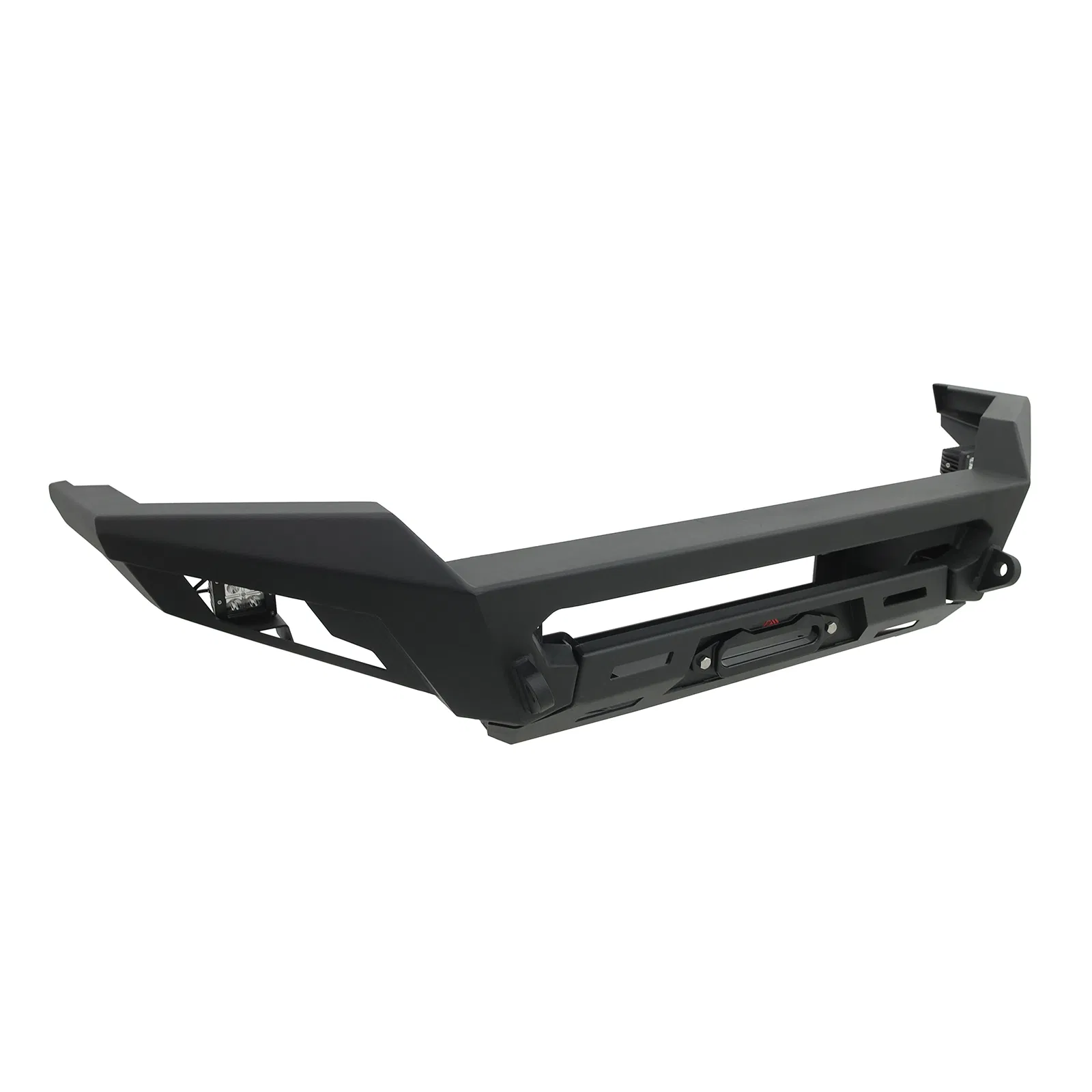 Bumper Frontal de Caminhão com Guincho de Aço LED para 16-24 Toyota Tacoma