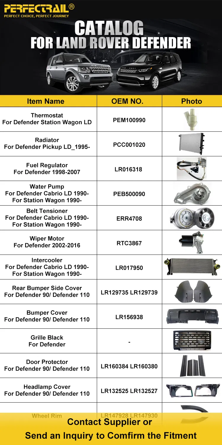Peças de Carro Offroad Aço Frontal para Land Rover Defender 90 110 L316 TD4 83-16 Com Luzes de Circulação Diurna