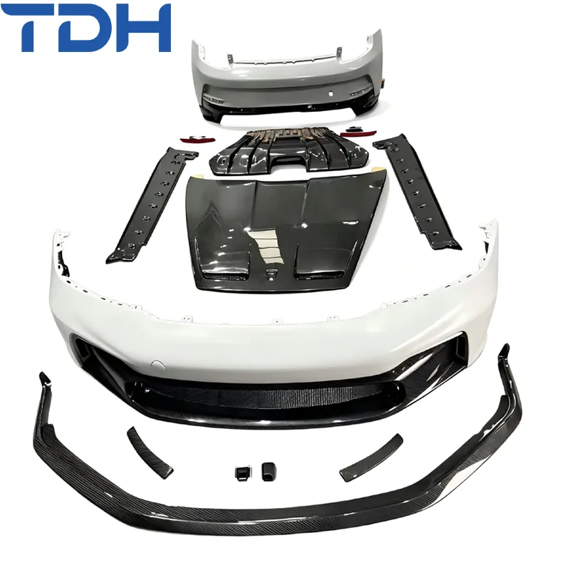 Preço de Fábrica para Para-choque de Carro 2019+Porsche Carrera 911 992 Facelift para Gt3 Para-choque Dianteiro e Traseiro com Capô de Fibra de Carbono Seco