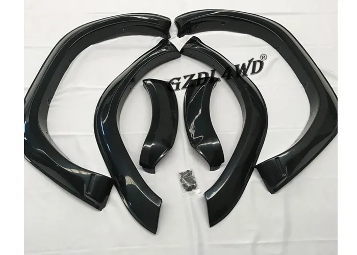 Toyota Hilux Revo original liso guarda-lamas preto flares