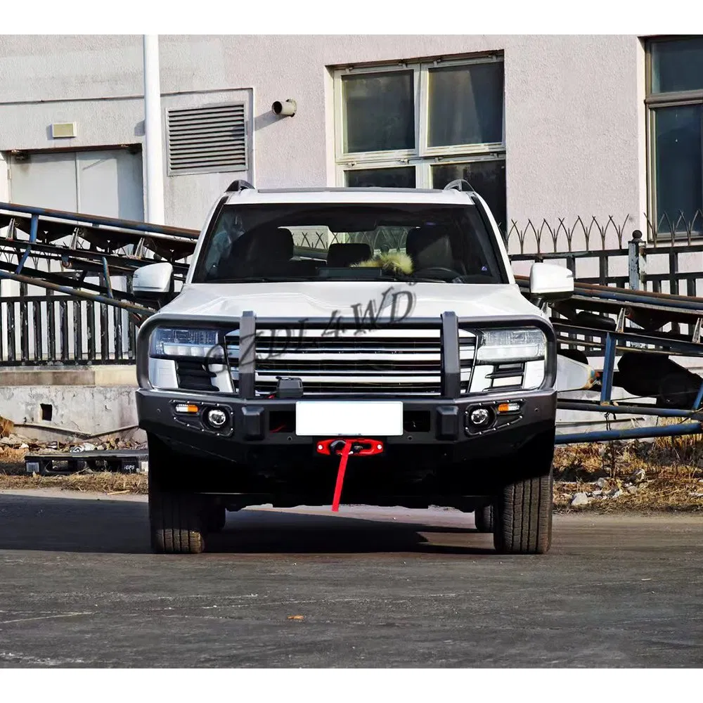 com Tanque de Combustível e Suporte para Roda Reserva Barra do Para-choque Traseiro para Land Cruiser Série 300 SUV 2021+
