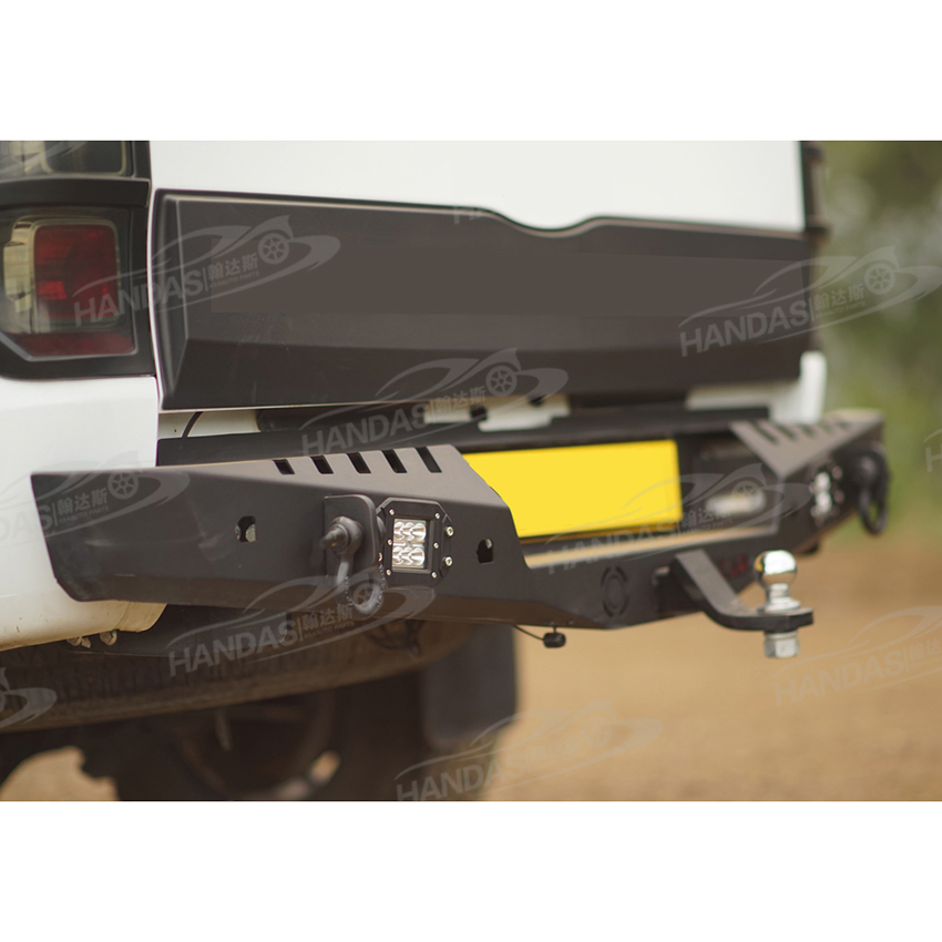 Bumper Traseiro de Aço Universal para Caminhonetes, Protetor de Barra Bull para o Bumper Traseiro do Hilux Revo Dmax Tacoma