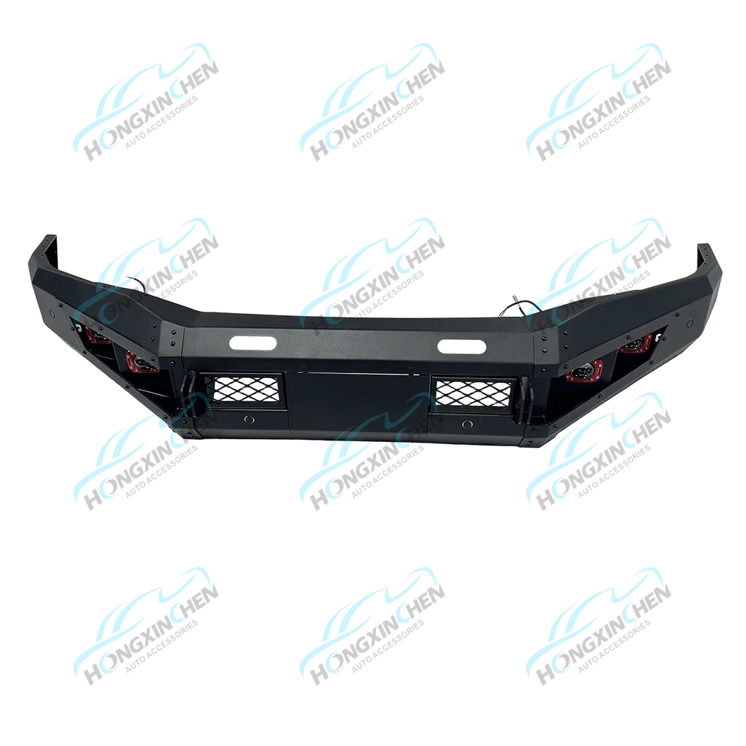 Acessórios de Veículos Off-Road Novos por Atacado 4X4 Parachoque Frontal de Aço Preto