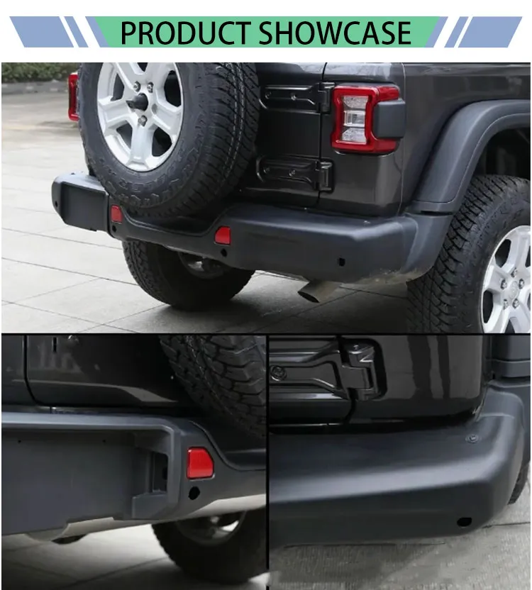10th Para-choque Traseiro de Aço Alumínio para Jeep Wrangler