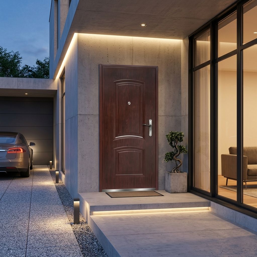 Wholesale European Design Main Entrance Door High Security 3H Fireproof Soundproof Armored Door Set OEM/ODM Factory Price