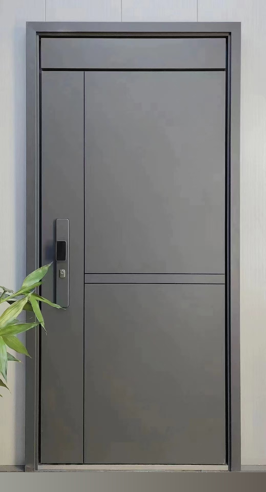 Customizable Good Quality Modern Design Galvanized Steel Armored Security Door Front Entry Fireproof for Villas