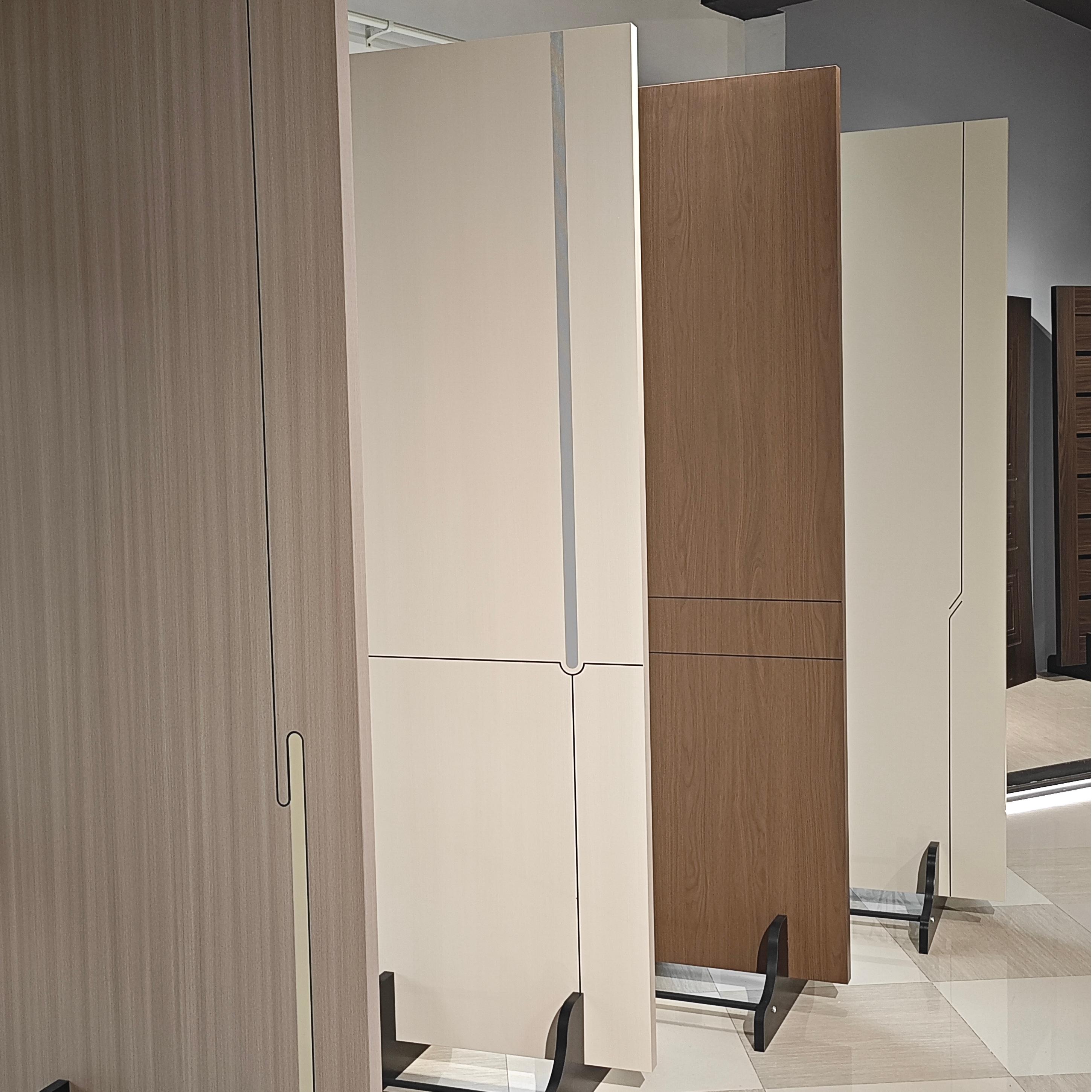 Top Manufacturer Apartment Poly Internal Wood Door Hotel Bedroom Door Plastic Composite WPC Solid Wooden Room Door
