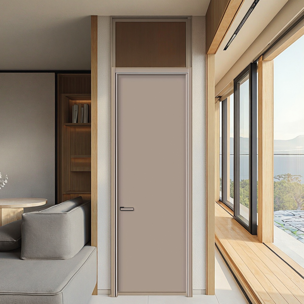 WPC door bathroom application scenario