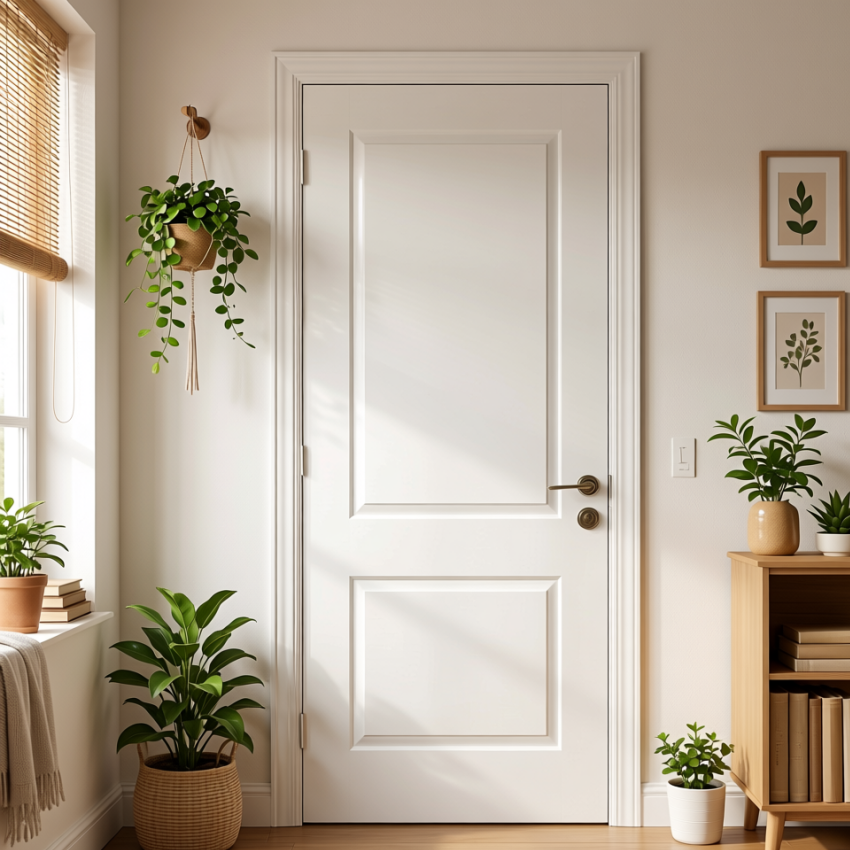 Solid Wood Double Main Door Design For Villa Door Finished Surface For Interior Teak Wood Panel Door Design