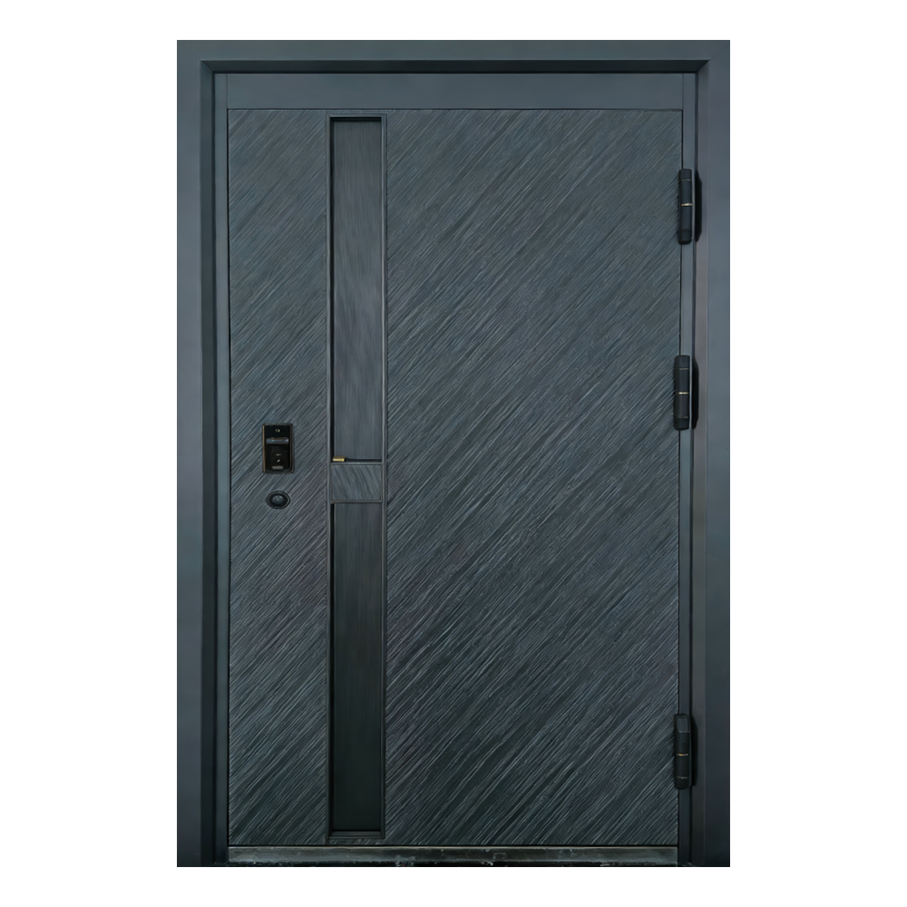 High Performance Single Leaf Fire Proof Security Door for Commercial Use Living Room &amp; Entry-Steel Armored Fire Door