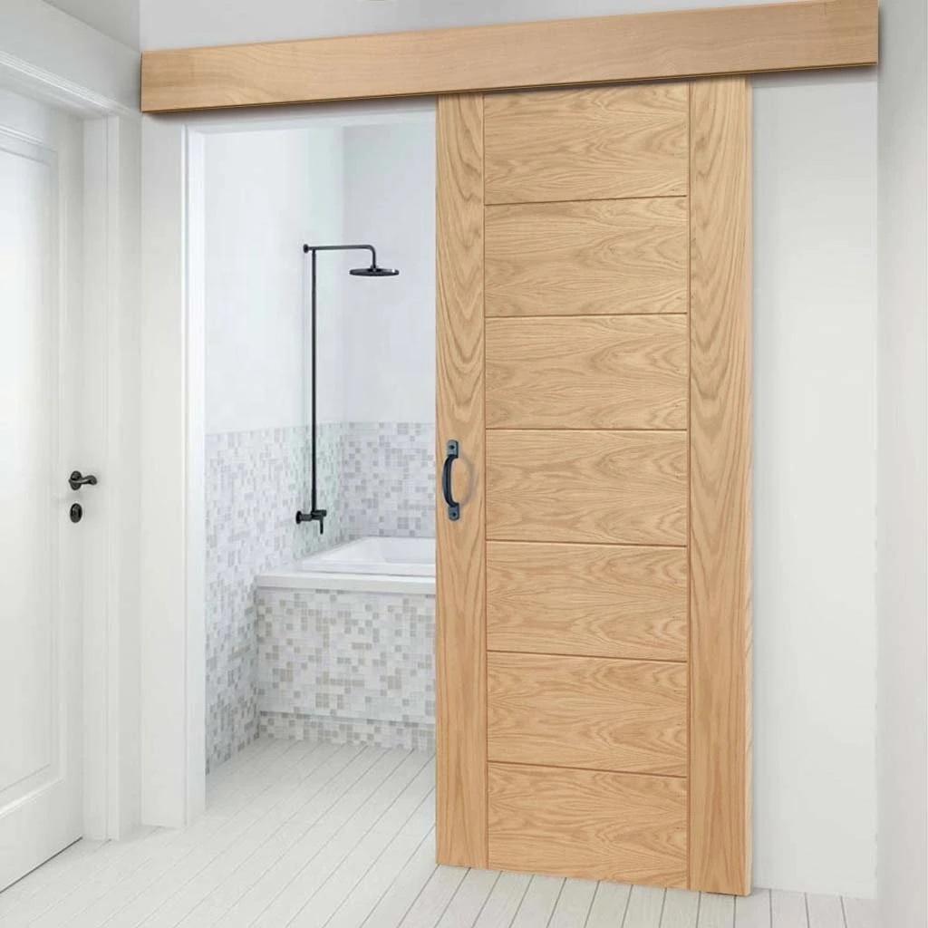 Low Price Fire Rated Door Modern Designs Oak Veneer Interior Engineered Wood Flush Door for UK Market