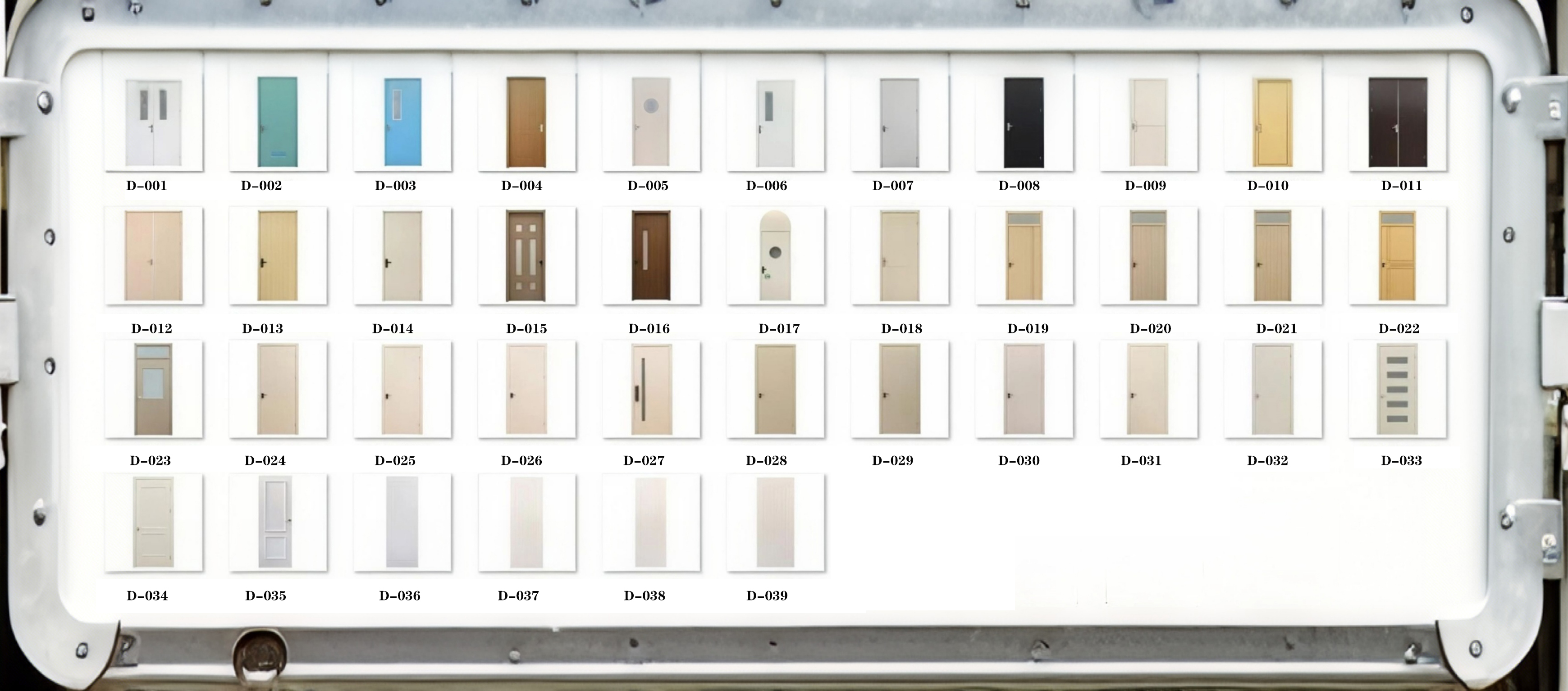 WPC Door For Middle East -UV &amp; Sand Proof Composite Porte Waterproof Door For Bedroom Studyroom Bathroom Living Room And Hotel