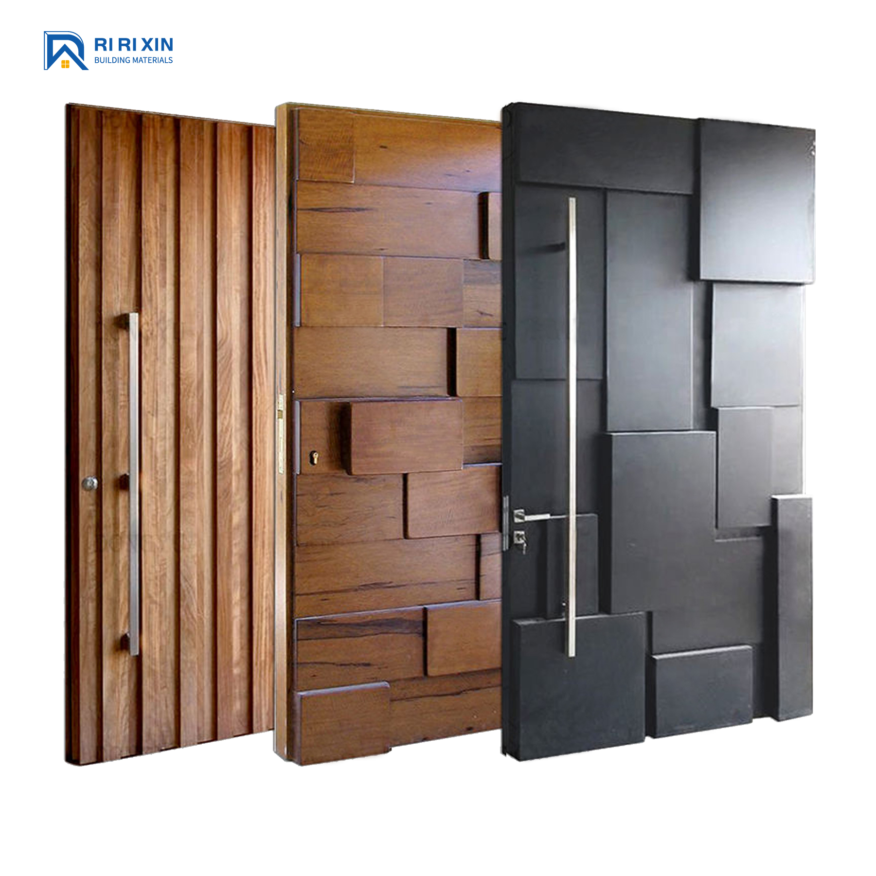 Last Design Luxury Stainless Steel Security Door Entrance Main Modern Exterior Pivot Door Glass Pivot Front Entry Door for House