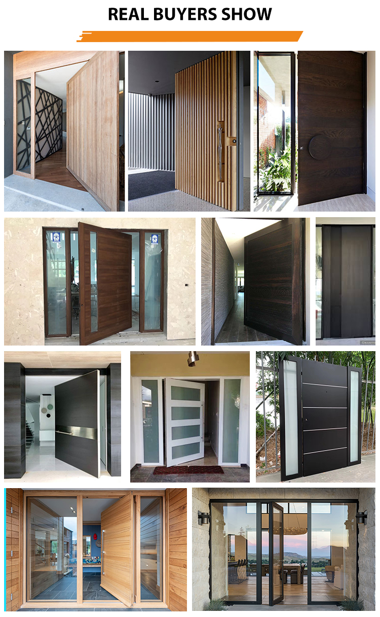 Modern Pivot Door Interior View