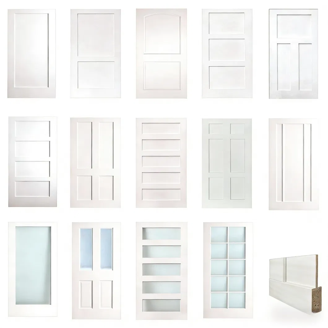 Solid Core Interior Wood Room Door Custom Model 1