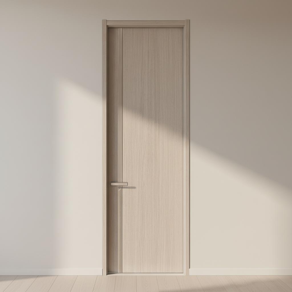 100% Customizable Waterproof WPC Polymer Composite Door Bespoke Modern Interior Push-Pull Door For Home &amp; Commercial
