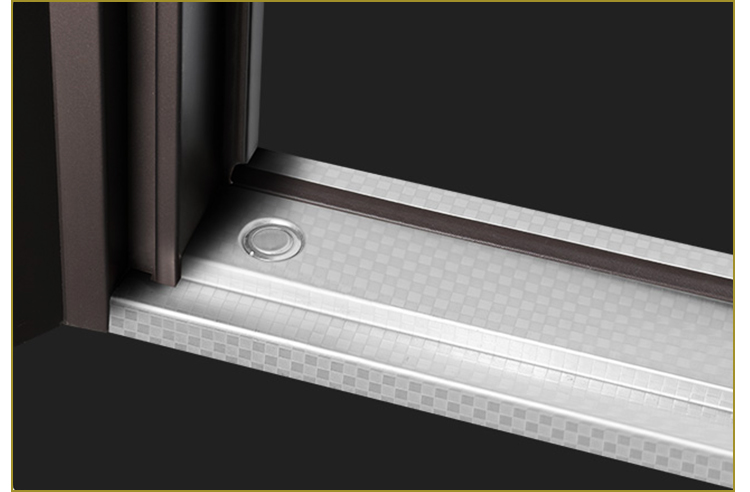 Double-layer thick stainless steel door sill detail