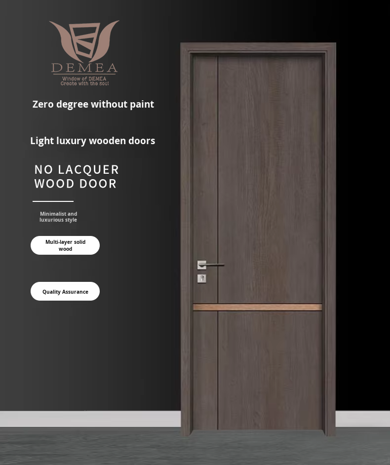 Zero Degree Wooden Door Showcase