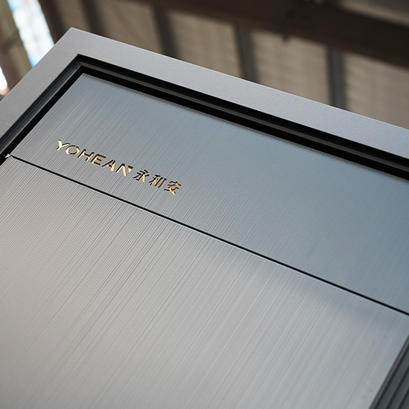 Factory Direct Price Galvanized Steel Corrosion-Resistant Safety Exterior Entrance Front Security Door
