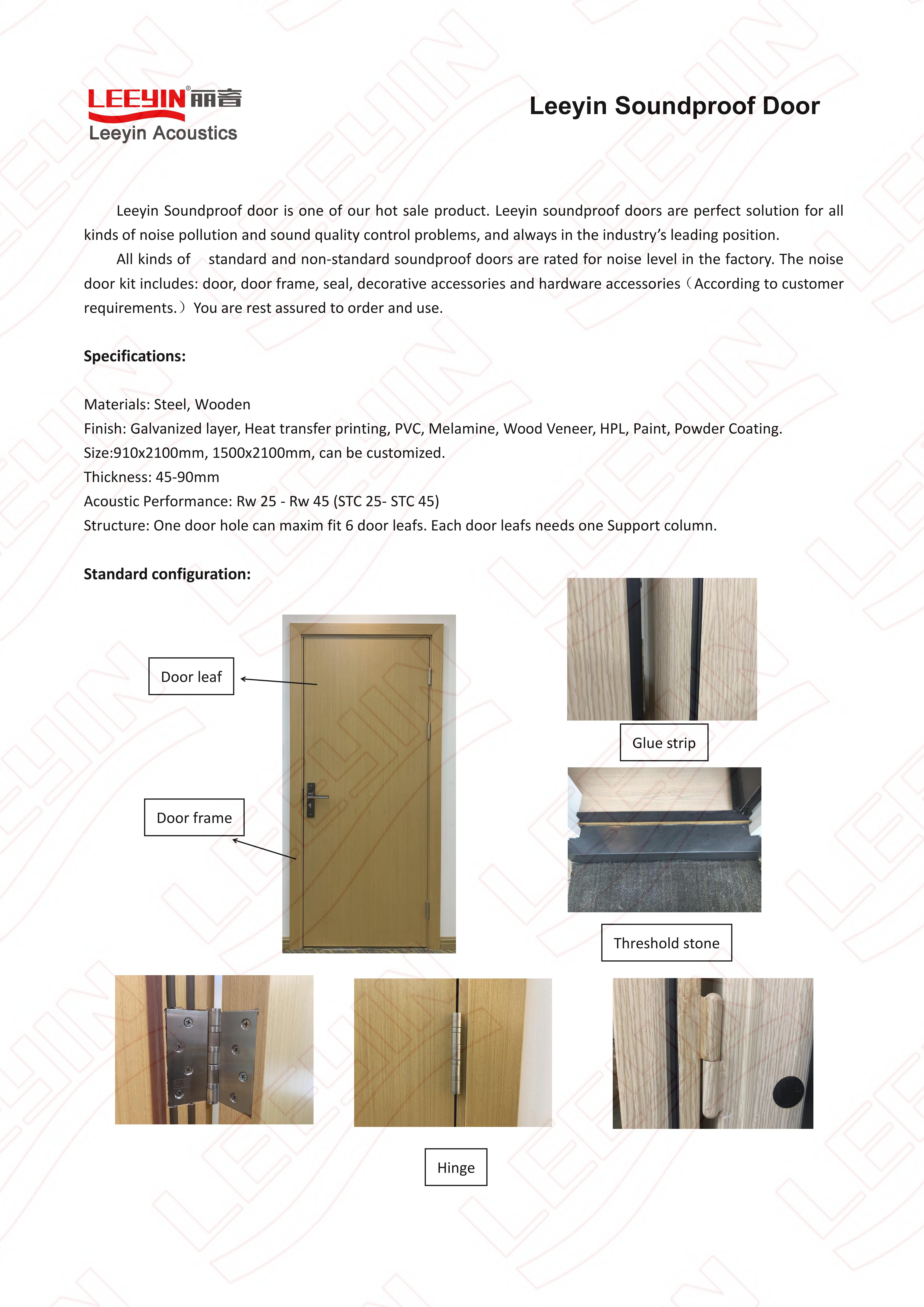 Acoustic Door Details 1