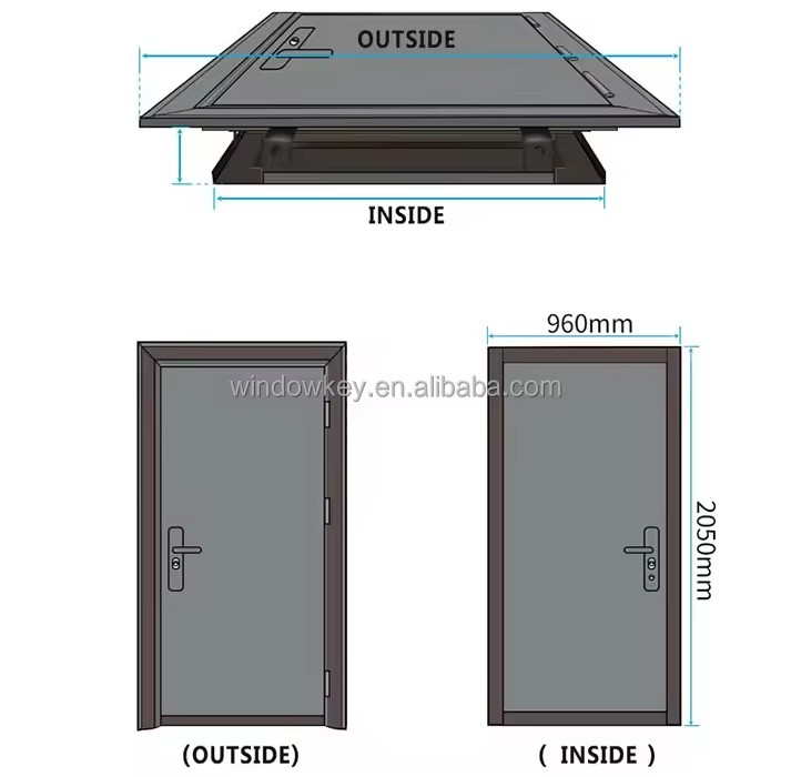 Pivot Door Detail View 2