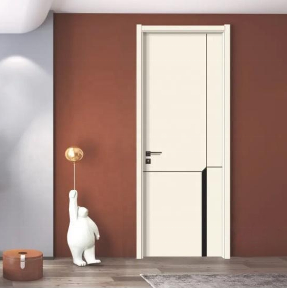 Cheap Price Latest Design Primer MDF/Plywood PVC Wood Melamine WPC Wood Veneer Internal Doors