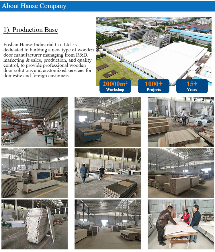 Chinese Factory Modern Smooth Finish Wooden Prehung Door Design Interior Room Flush Solid Core Engineered Wood Doors