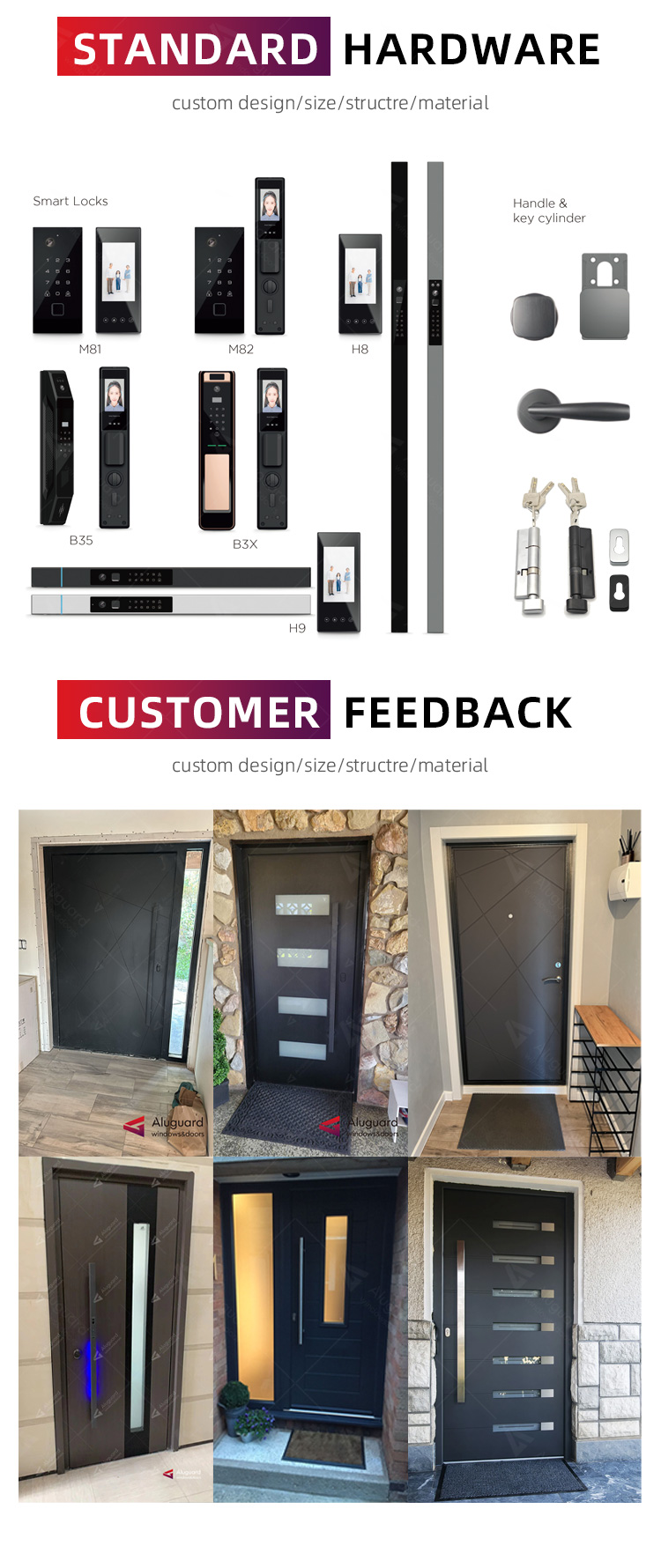 Modern Entrance Door Section 8