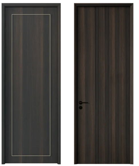 Luxury Interior High Quality Solid Wood Soundproof Door with Finished Surface and Decoration