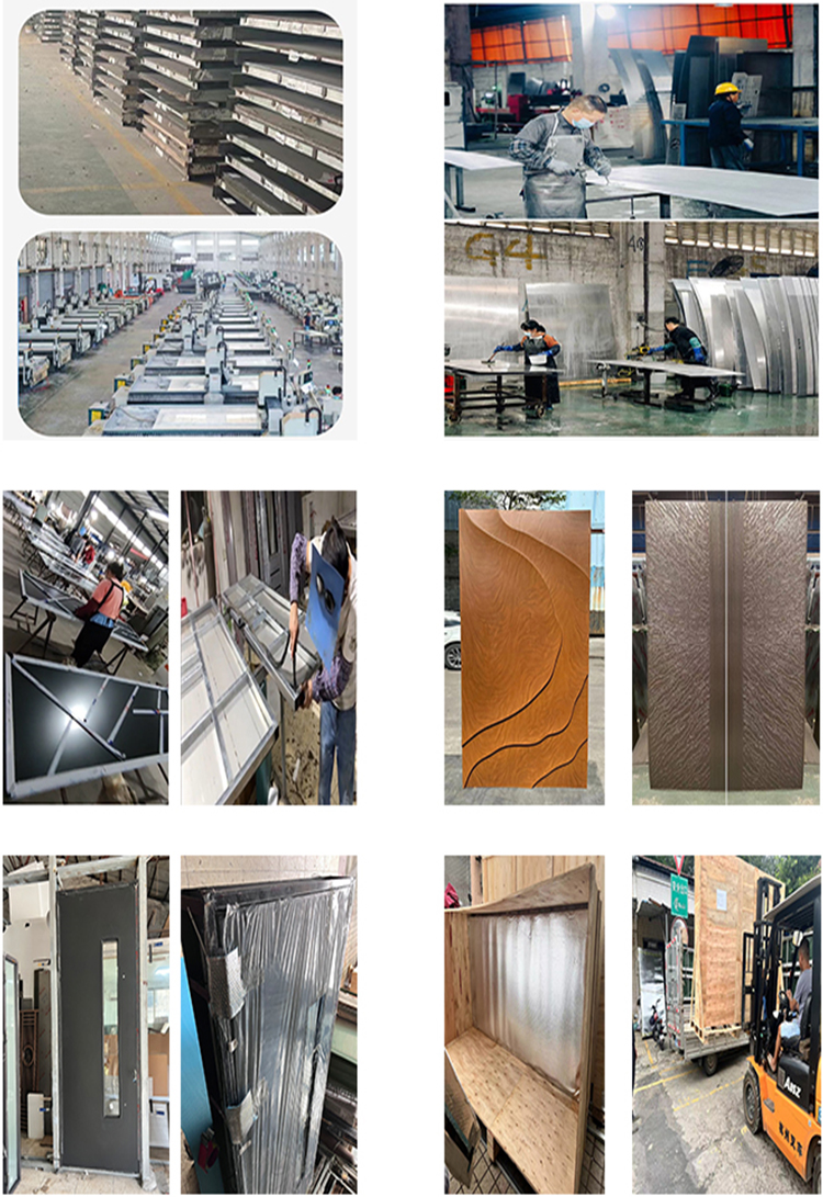 Stainless steel door style 7