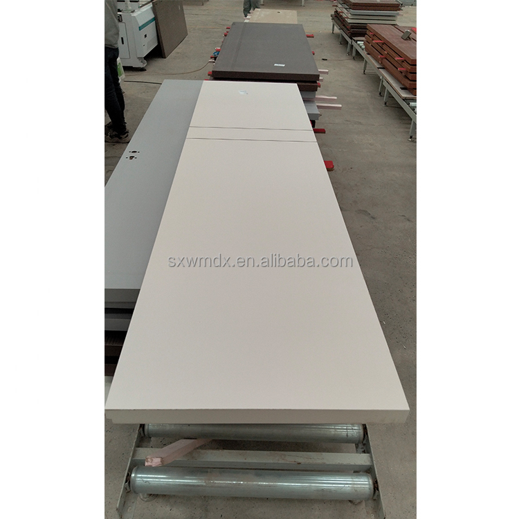 Wholesale ISO9001 CE Certified Matt White PVC Veneer 100% WPC Bedroom Doors Wooden WPC Door for Apartment &amp; Warehouse Use