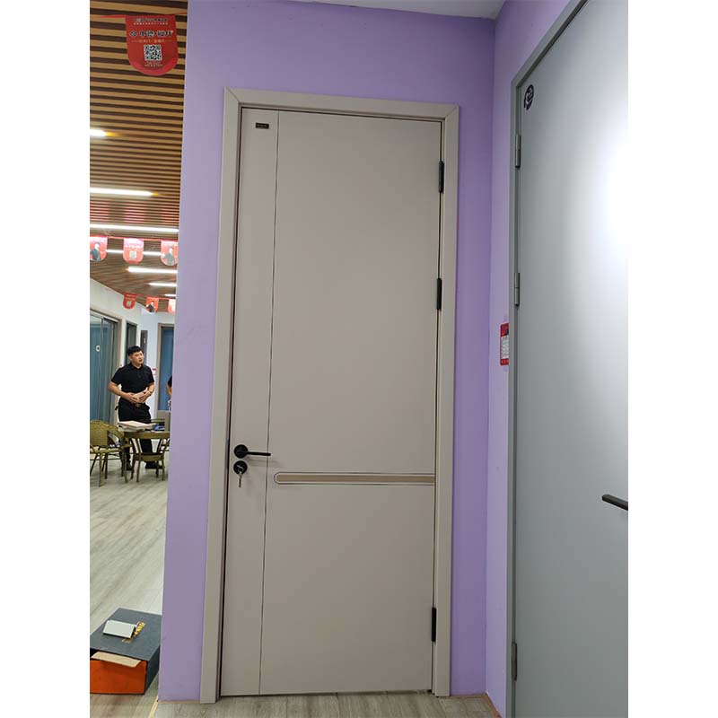 Low Fire Rated Modern Oak Veneer Engineered Wood Interior/Exterior Flush Door for Kitchen Apartment Workshop &amp; Commercial Use