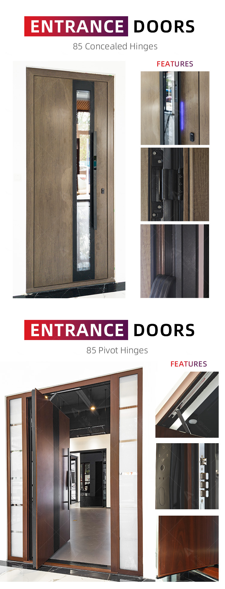 Modern Entrance Door Section 3